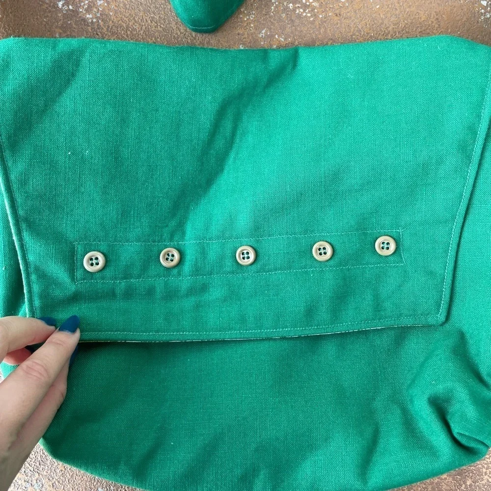Handmade Crossbody satchel bag 💚